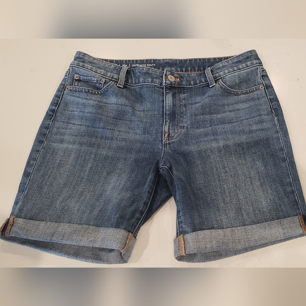 Talbots Flawless Girlfriend Denim Shorts 8P